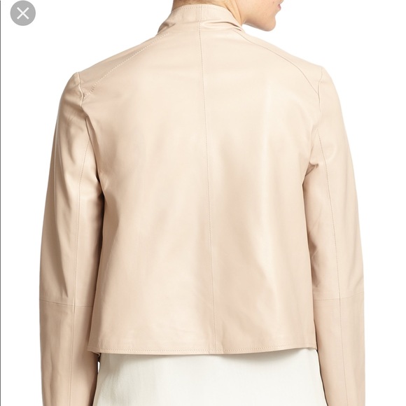 New Eileen Fisher Fisher Project leather jacket - Picture 4 of 14